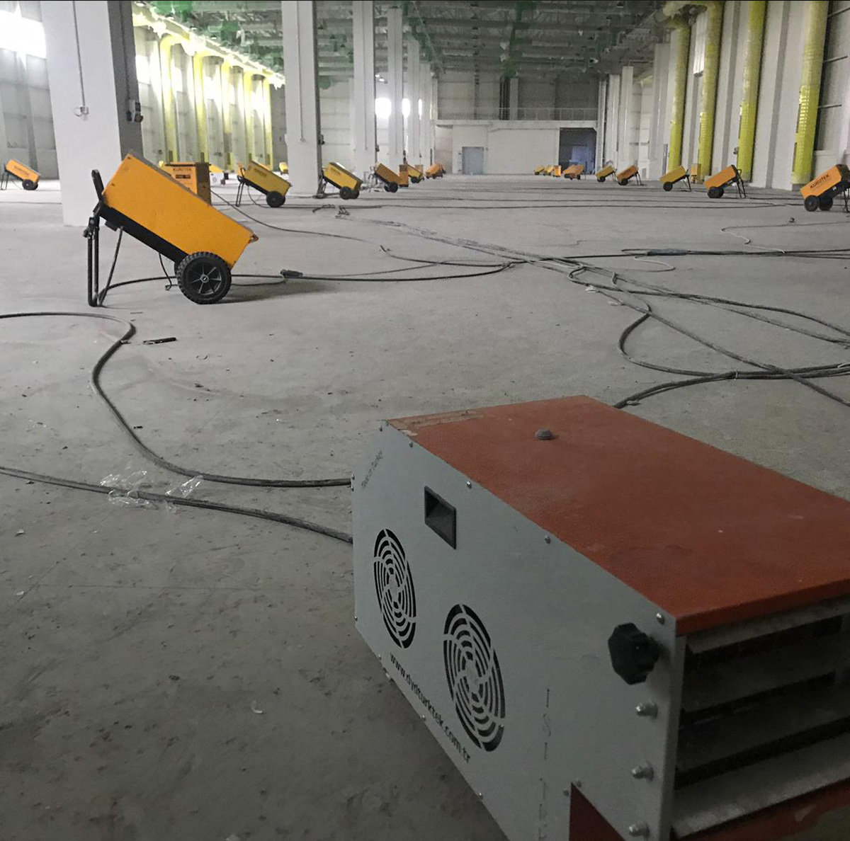 islak insaat kurutma